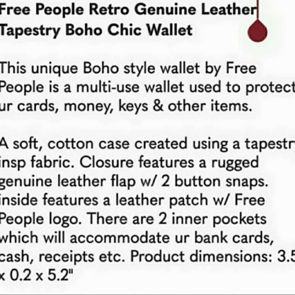 🪬🍄 Free People Boho Embroidered Repurposed vtg banjara hippie Wallet card case